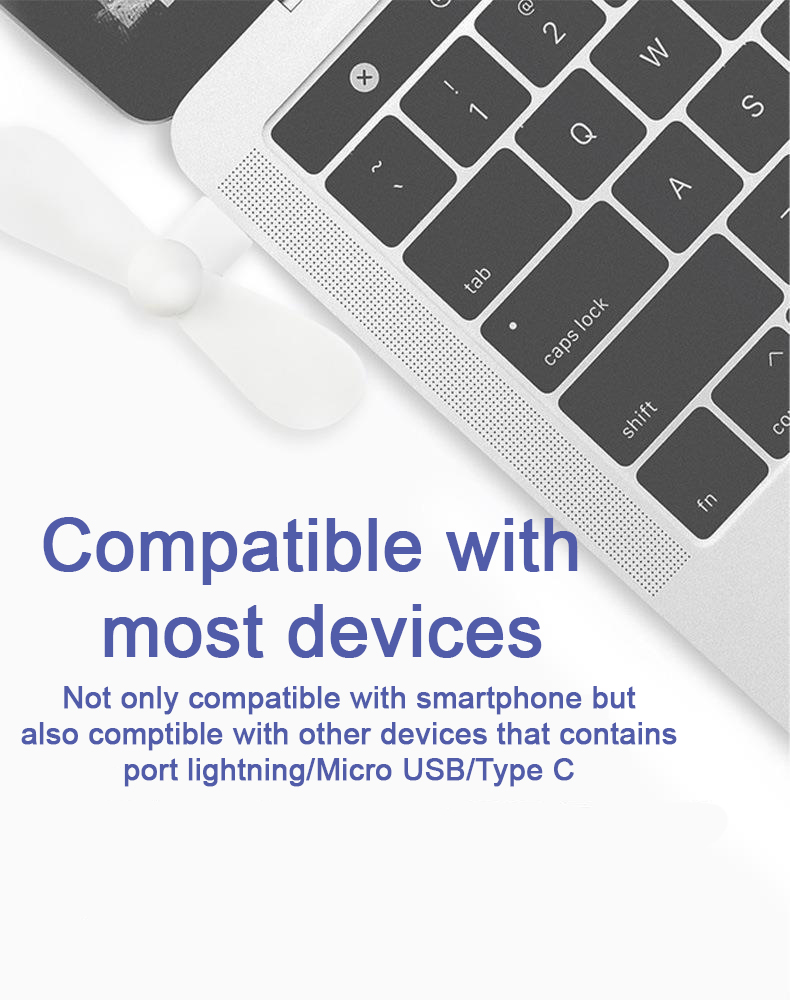 3 in 1 mini usb fan for micro usb, type c & lightning 3 in 1 mini usb fan for micro usb, type c & lightning