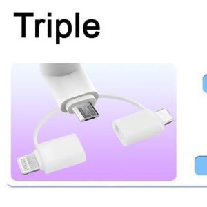 3 in 1 Mini USB Fan For Micro USB, Type C & Lightning 3 in 1 mini usb fan for micro usb, type c & lightning