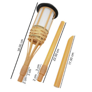 pelita solar rekaan seperti pelita buluh tradisional