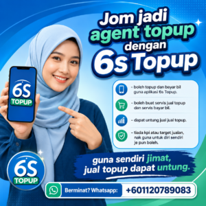 Utama daftar agent topup 6s topup