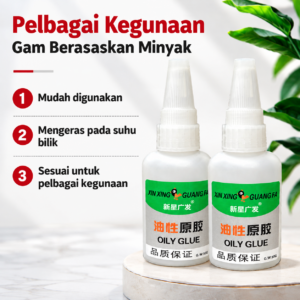 Gam Berasaskan Minyak 50g | Gam Serbaguna Lekatan Kuat & Cepat Kering | Gam Untuk Plastik, Seramik, Kayu, Logam, Getah & Kasut chatgpt image sep 22, 2026, 07 56 18 pm