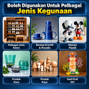 Gam Berasaskan Minyak 50g | Gam Serbaguna Lekatan Kuat & Cepat Kering | Gam Untuk Plastik, Seramik, Kayu, Logam, Getah & Kasut chatgpt image sep 22, 2026, 08 13 18 pm