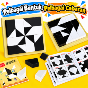 Blok Teka-Teki Kreatif Blok Puzzle Kanak-Kanak | Creative Puzzle Blocks | Permainan Logik & Kemahiran Ruang | 3 Tahun Ke Atas chatgpt image sep 28, 2026, 08 23 42 pm