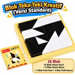 Blok Teka-Teki Kreatif Blok Puzzle Kanak-Kanak | Creative Puzzle Blocks | Permainan Logik & Kemahiran Ruang | 3 Tahun Ke Atas chatgpt image sep 28, 2026, 08 30 10 pm